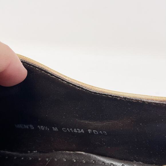 Cole Haan Mens 10.5 Brown Nike Air Williams Derby Round Toe Dress Shoes Lace Up - Picture 15 of 16